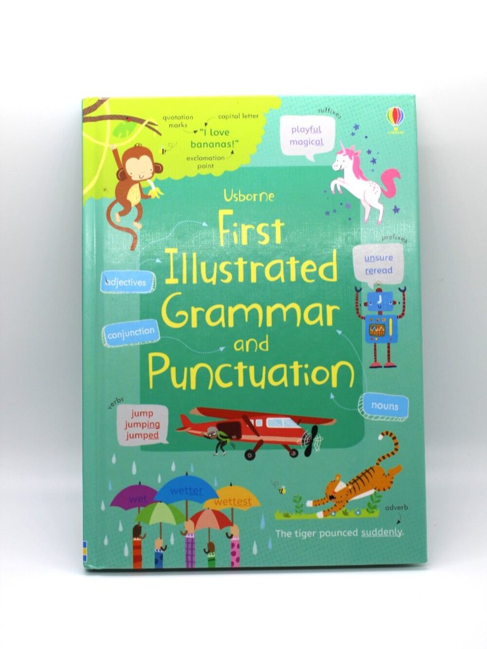 Usborne First Illustrated Grammar and Punctuation Ages 4+ Hardcover 2019 NEW